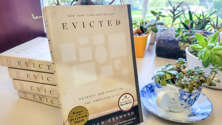 ‘Evicted’ selected for One Book, One U