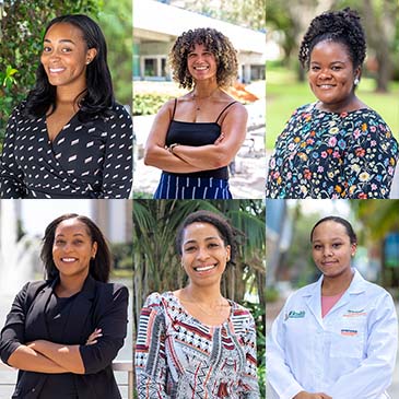 The McKnight Fellows cohort. Photos: Jenny Hudak/University of Miami