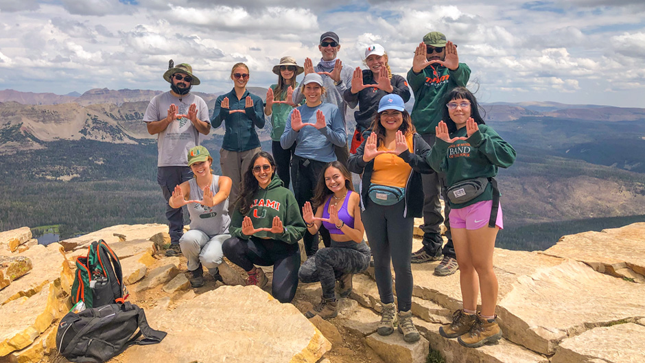 A group of geology students worked on excavations in Utah during summer 2021