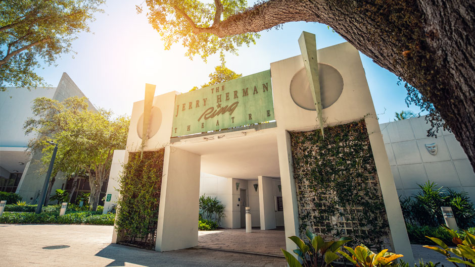 The Jerry Herman Ring Theatre on the Coral Gables Campus. Photo: Mike Montero/University of Miami