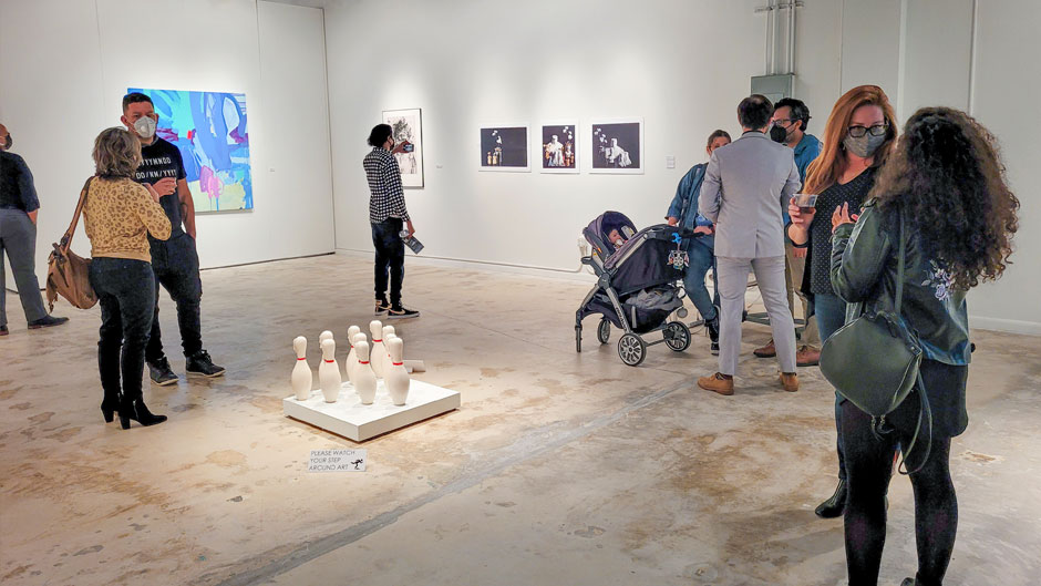 Spectators at Wynwood Gallery