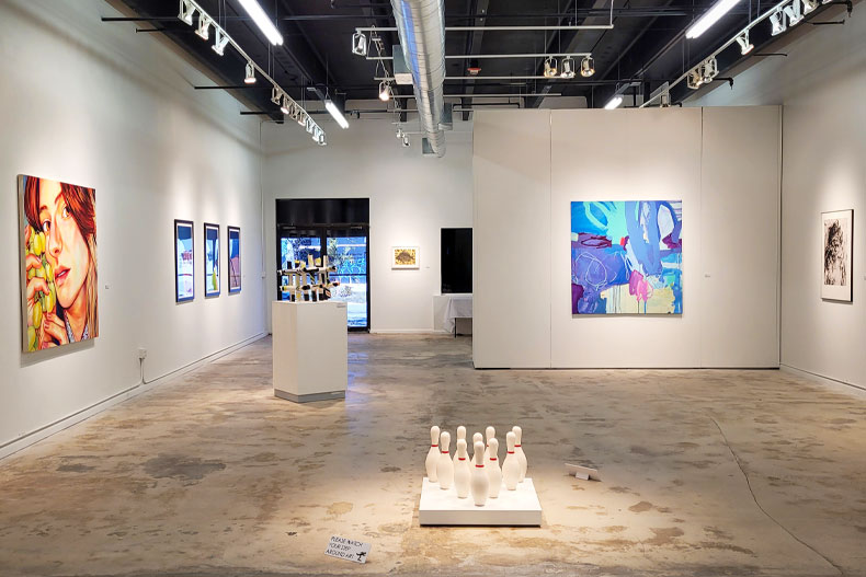 Wynwood Gallery exhibit on display during Art Week 2021