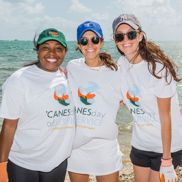 Biscayne Bay cleanup during 'Canes Day of Service, April 23, 2022.