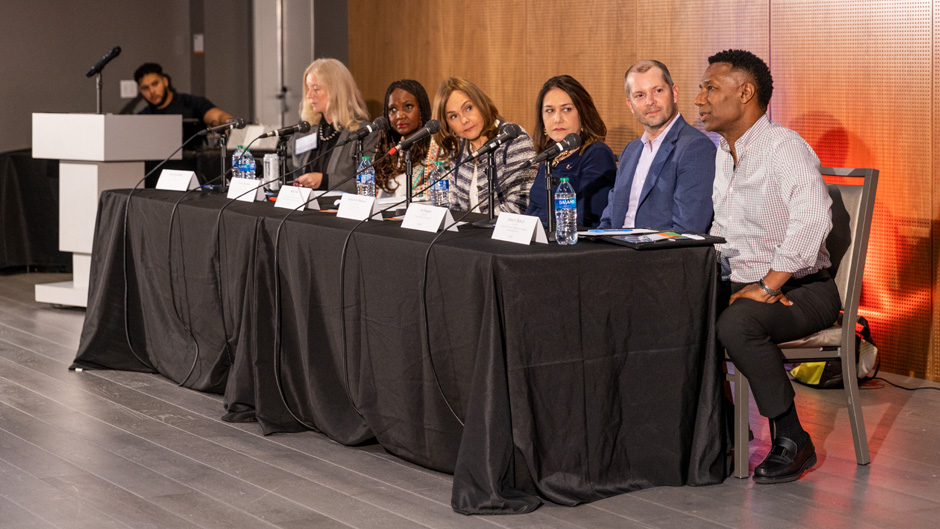 Distinguished University of Miami alumni shared perspectives on civil discourse, the credibility of the media, trust in institutions, and other matters during a spirited discussion hosted by the School of Communication.