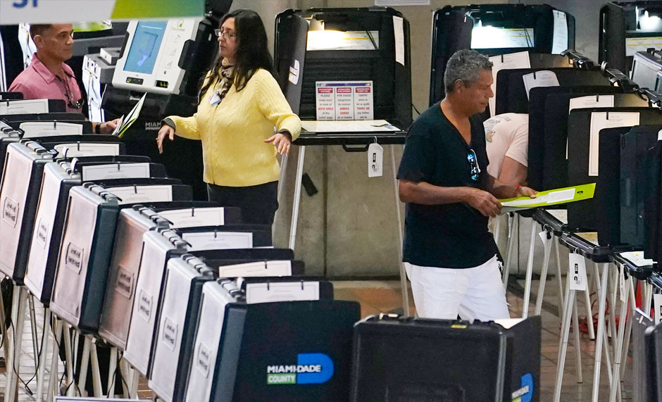 Early voting in Miami
