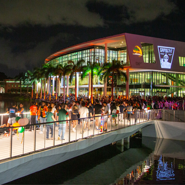 Photo by Joshua Prezant/University of Miami--Hurricane Howl  celebration with Fireworks, Boat Burn, music,  and fun activities part of Homecoming 2022. 2022 HURRICANE HOWL CELEBRATION, FIREWORKS, and BOAT BURNING