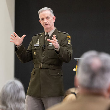 Lt. Gen. Walter Piatt, director of U.S. Army Staff, shared how some of his most intense military experiences—from an assault in the Afghan mountains to negotiations with antagonistic tribal sheiks—convinced him to adopt practices to better focus and calm the mind and how these mindfulness techniques have transformed his personal and professional life. 