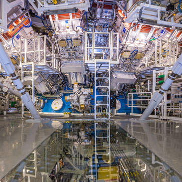 The National Ignition Facility (NIF) Target Bay at the Lawrence Livermore National Laboratory, where the breakthrough in nuclear fusion was made.  Damien Jemison/Lawrence Livermore National Laboratory 