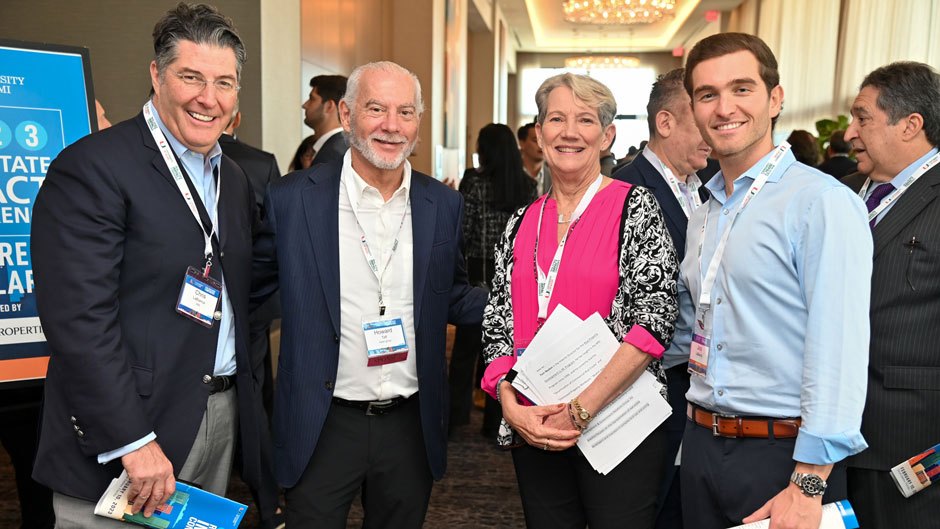 From left: Chris LaBianca, Howard Taft, Andrea Heuson, and Jack LaBianca.