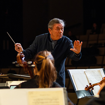 Frost Symphony Orchestra led by conductor Gerard Schwarz