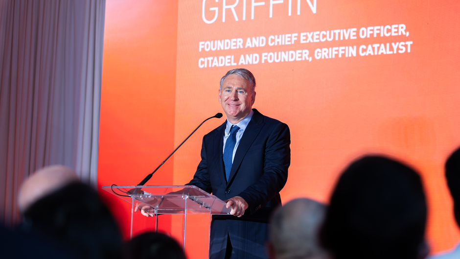Entrepreneur Kenneth C. Griffin celebrated for his landmark $50 million gift to Sylvester