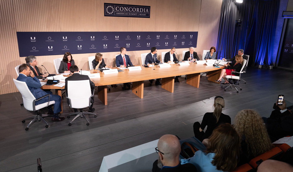 Roundtable discussion at Concordia Americas