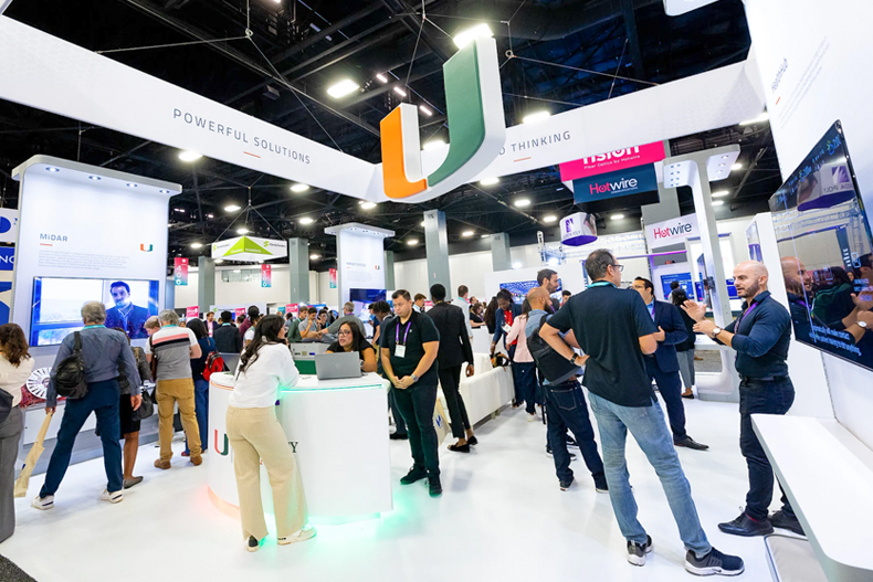 University of Miami scientists and students displayed innovations and research developments during the 2023 eMerge Americas event.