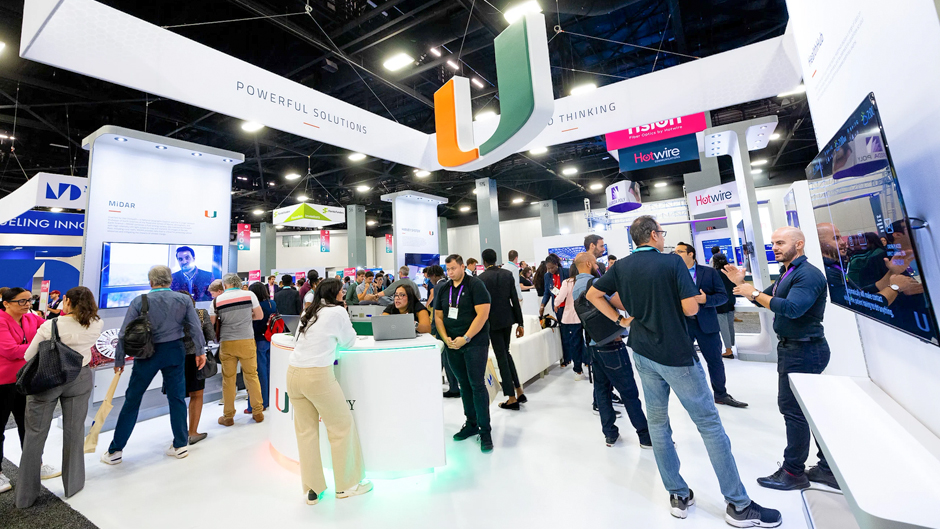 University of Miami scientists and students displayed innovations and research developments during the 2023 eMerge Americas event.