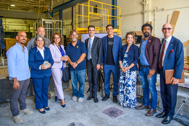 County leadership and researchers at Florida International University for the ClimateReady Tech Hub Announcement on Tuesday, July 2, 2024