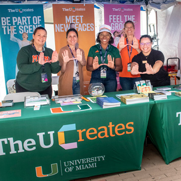 Faculty members and alumni take center stage at the 41st annual Miami Book Fair, Nov. 17-24, hosted by The U Creates.