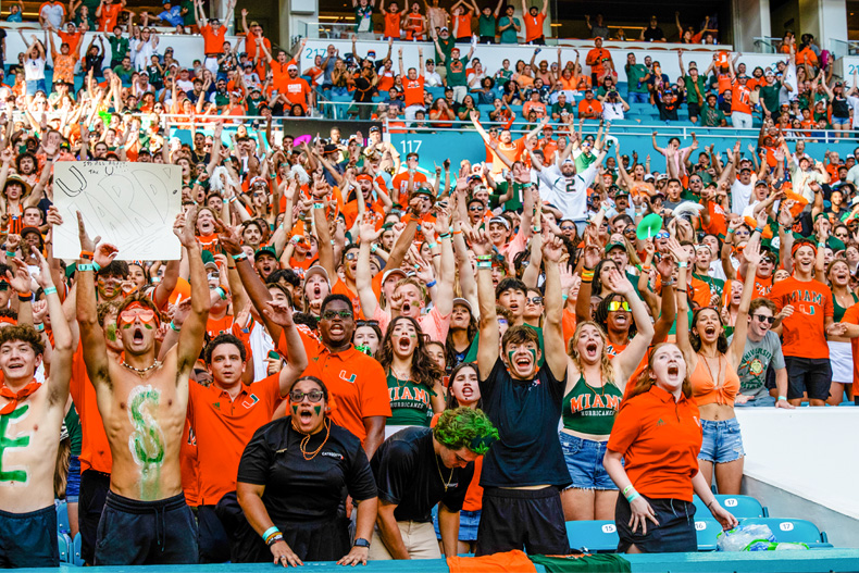 Taco Bell Student section