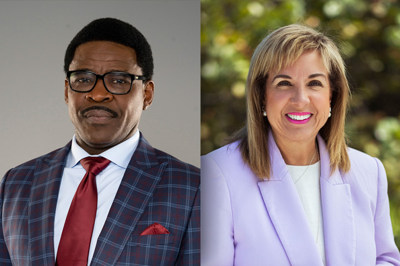 Michael Irvin and Alina T. Hudak have been invited as commencement speakers for the fall 2024 commencement ceremonies.