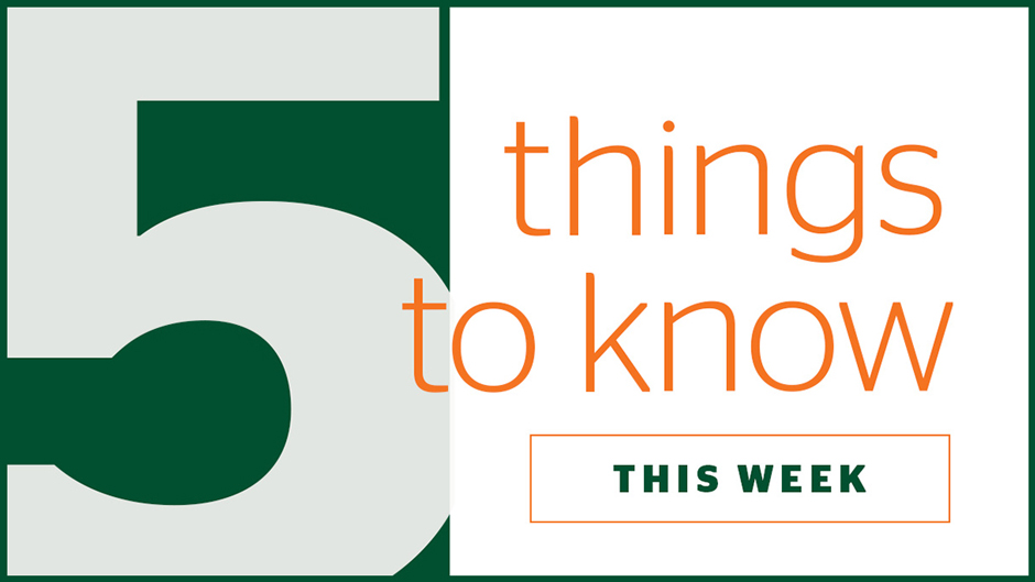Five Things Week of Oct. 21 NewsTheU University of Miami
