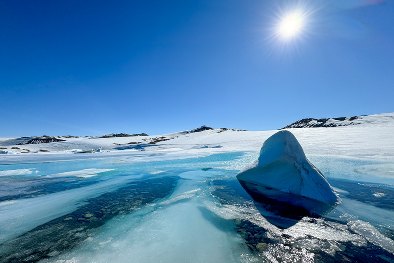 Arctic ice melt