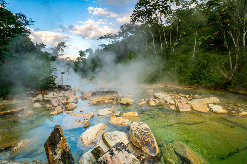 boiling river