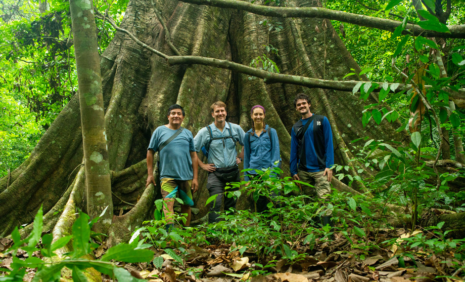 Feeley, Fortier and Alyssa Kullberg in Peru.