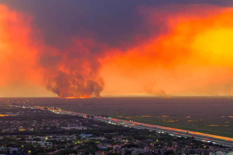 Everglades fire 