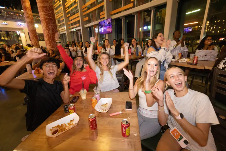 DWTS watch party at the Rat 