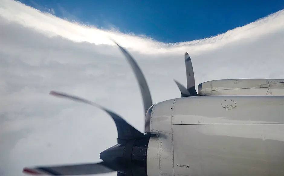 Hurricane Hunter plane