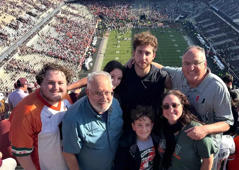 UM fans celebrate win in Kyle Stadium