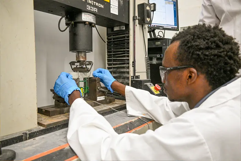 College of Engineering concrete lab