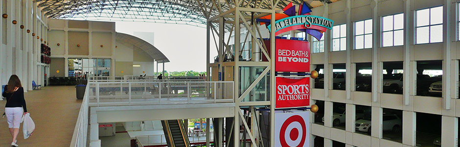 Picture taken from the top floor of Dadeland Station mall. 