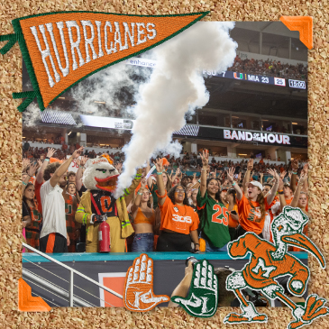 Student section smoke. 