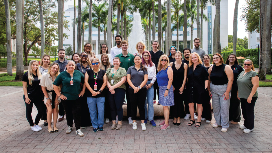 Admission counselors group picture.