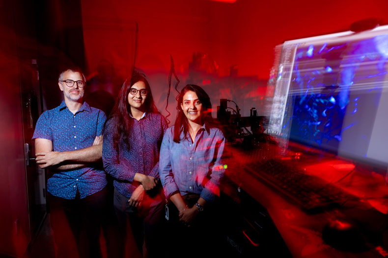 Researchers Oliver Bracko, Nairuti Bhatt, and Zeynab Tabrizi
