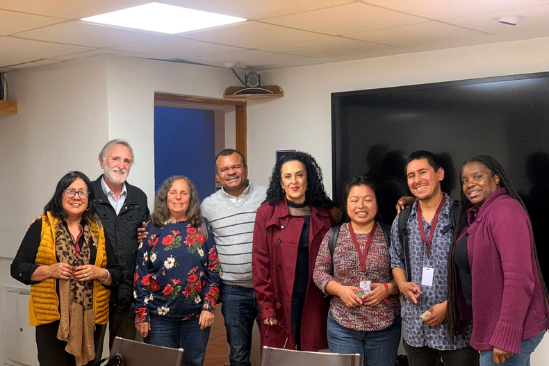 Herns Marcelin and Cela with the Virtual Museum Partners at Universidad Autonoma de Mexico and Universidad Autónoma de Zacatecas