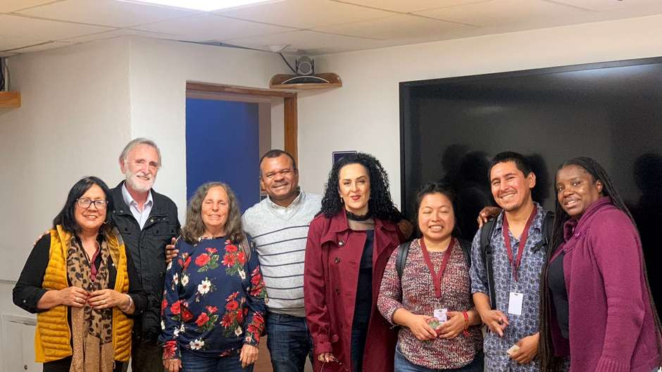 Herns Marcelin and Cela with the Virtual Museum Partners at Universidad Autonoma de Mexico and Universidad Autónoma de Zacatecas