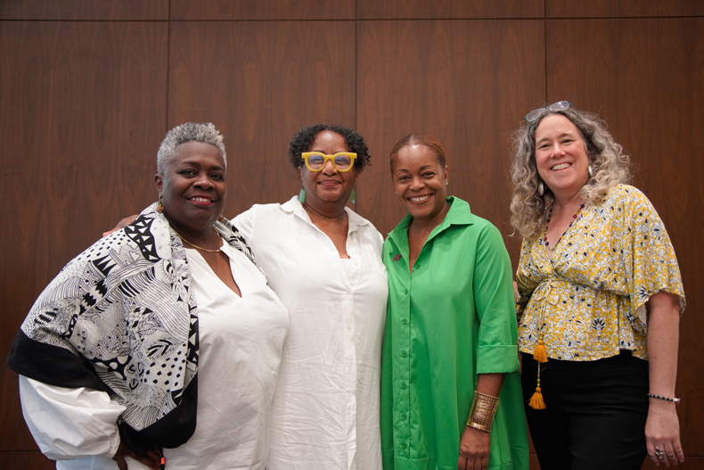 Patricia Saunders, Erica Moiah James, Donette Francis, and Yolanda Martínez-San Miguel 