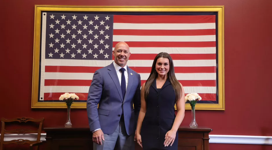 Sephora Cremone with U.S. Rep. Brian Mast