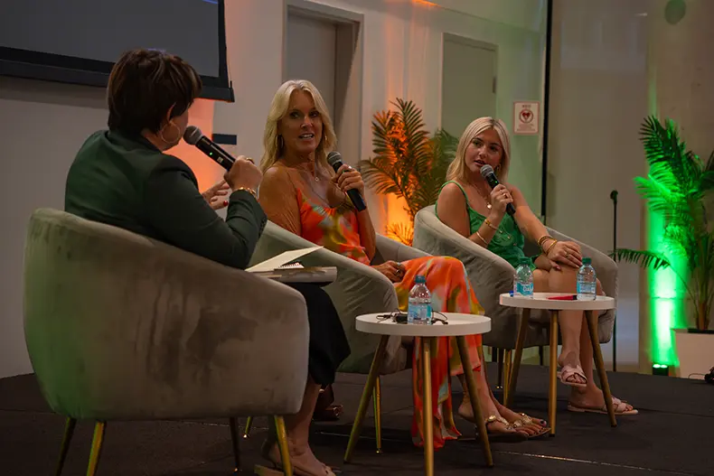 Elin Hilderbrand and and daughter Shelby Cunningham 