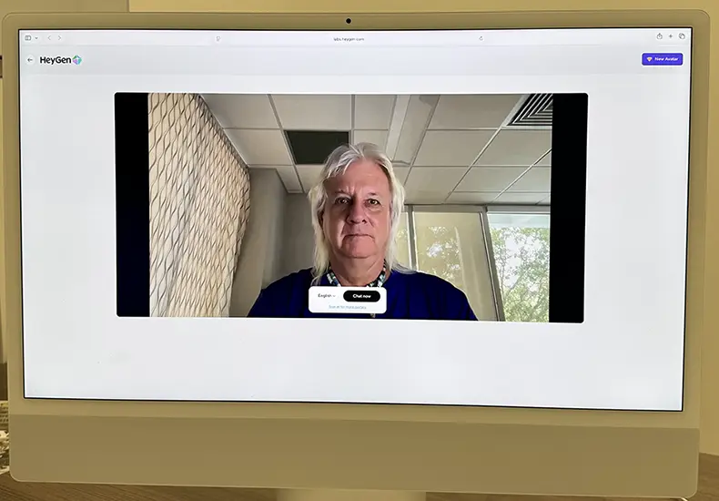 Geoff Sutcliffe's AI avatar