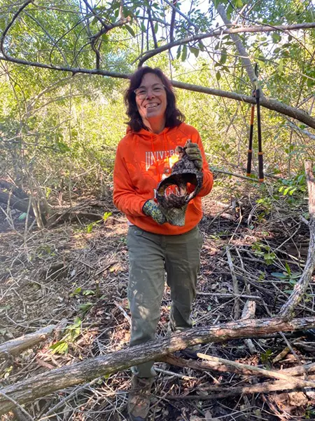 Traci Ardren conducts fieldwork in the Florida Keys