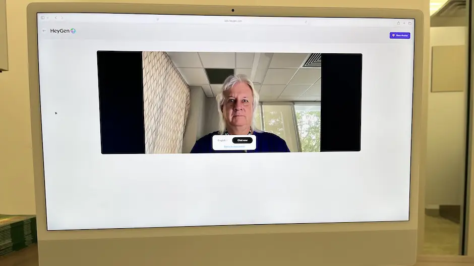 Geoff Sutcliffe's AI avatar