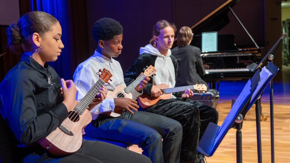 MusicReach instrumental students