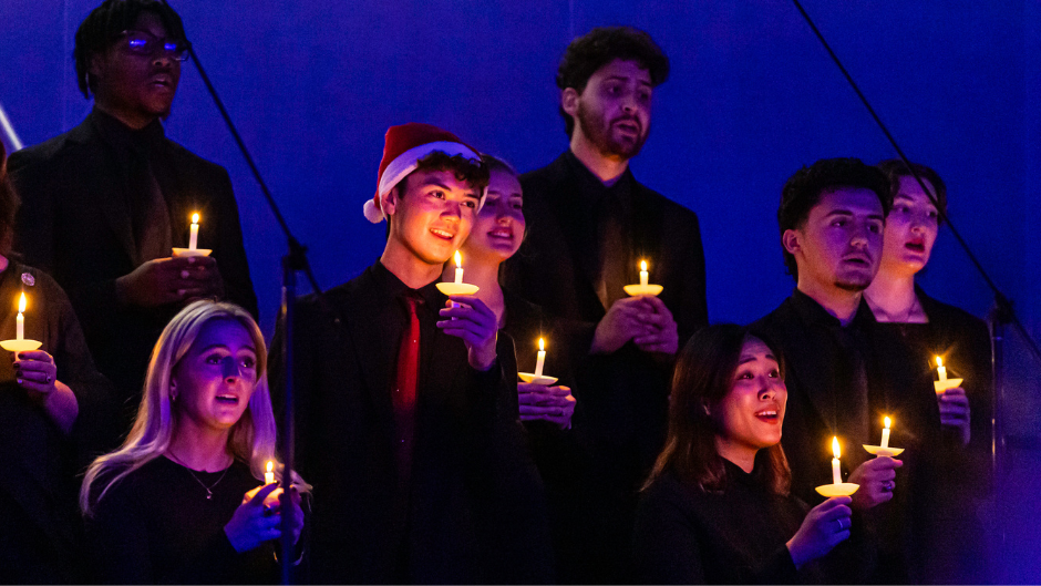 The Frost Choral Union performing at Winter Wonderful. Photo Frost School of Music.