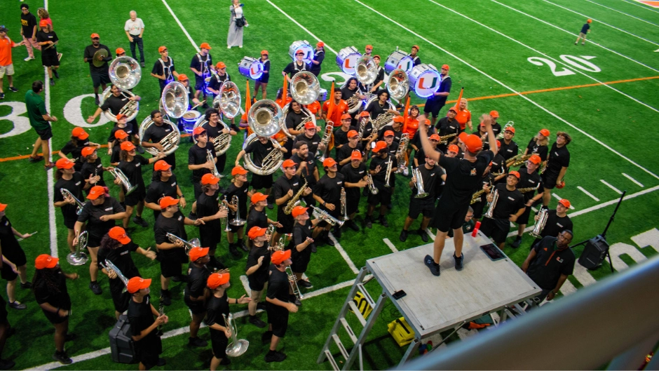 Frost Band of the Hour. photo Frost School of Music