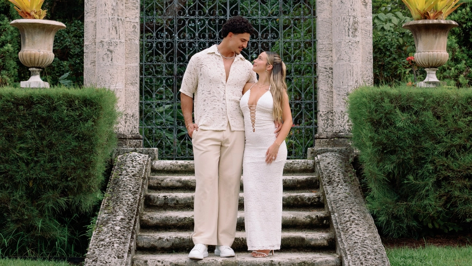 Jaelan Phillips and his fiance Samantha. Photo by Erika Delgado.