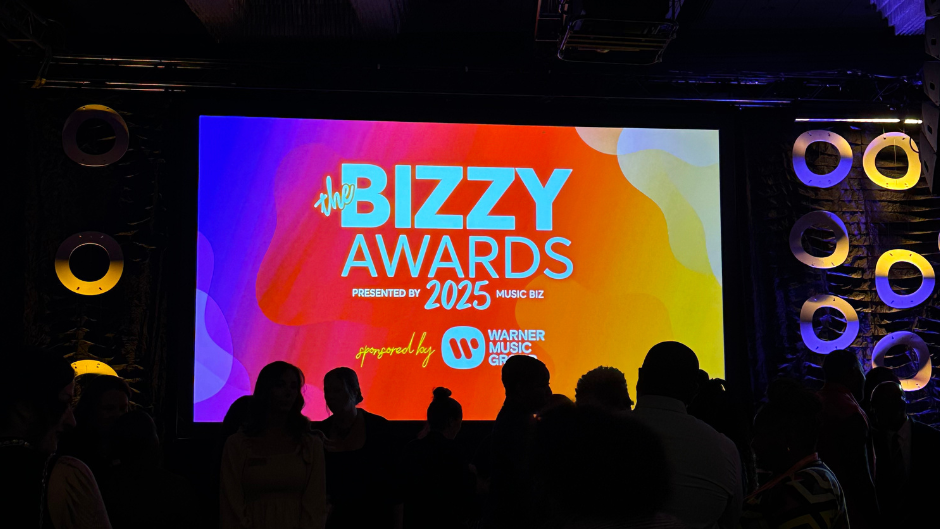 the bizzy awards at the 2025 musicbiz conference