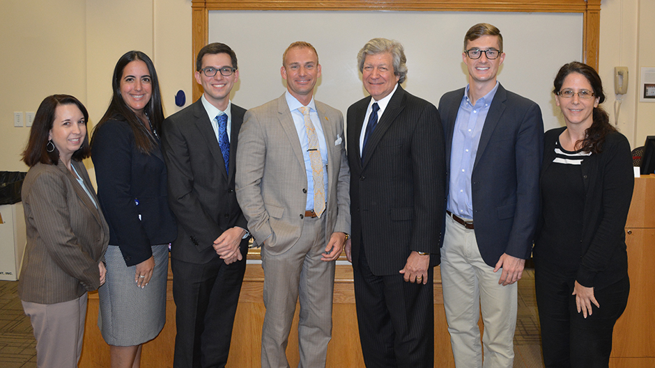 Sharon Booth, Victoria Mendez, Nick Kallergis, Michael Grieco, Gary Held, Brendan Corrigan, and Marni Lennon