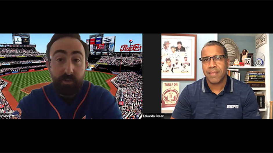 Greg Levy and Eduardo Perez on Zoom